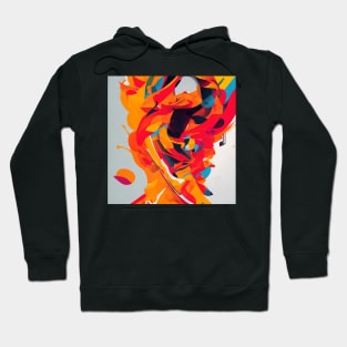 Colors in Motion - Captivating Abstract Artistry Hoodie